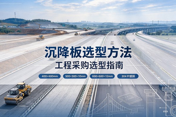 安次沉降板选择方法