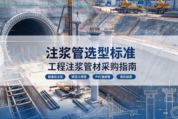 安次注浆管选型标准
