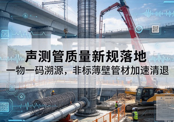 安次声测管质量新规落地，一物一码溯源，非标薄壁管材加速清退