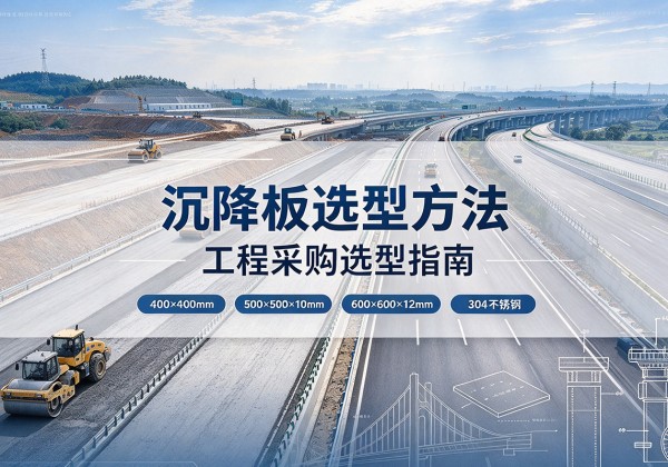 安次沉降板选择方法